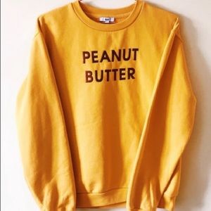 Peanut butter sweatshirt size XS